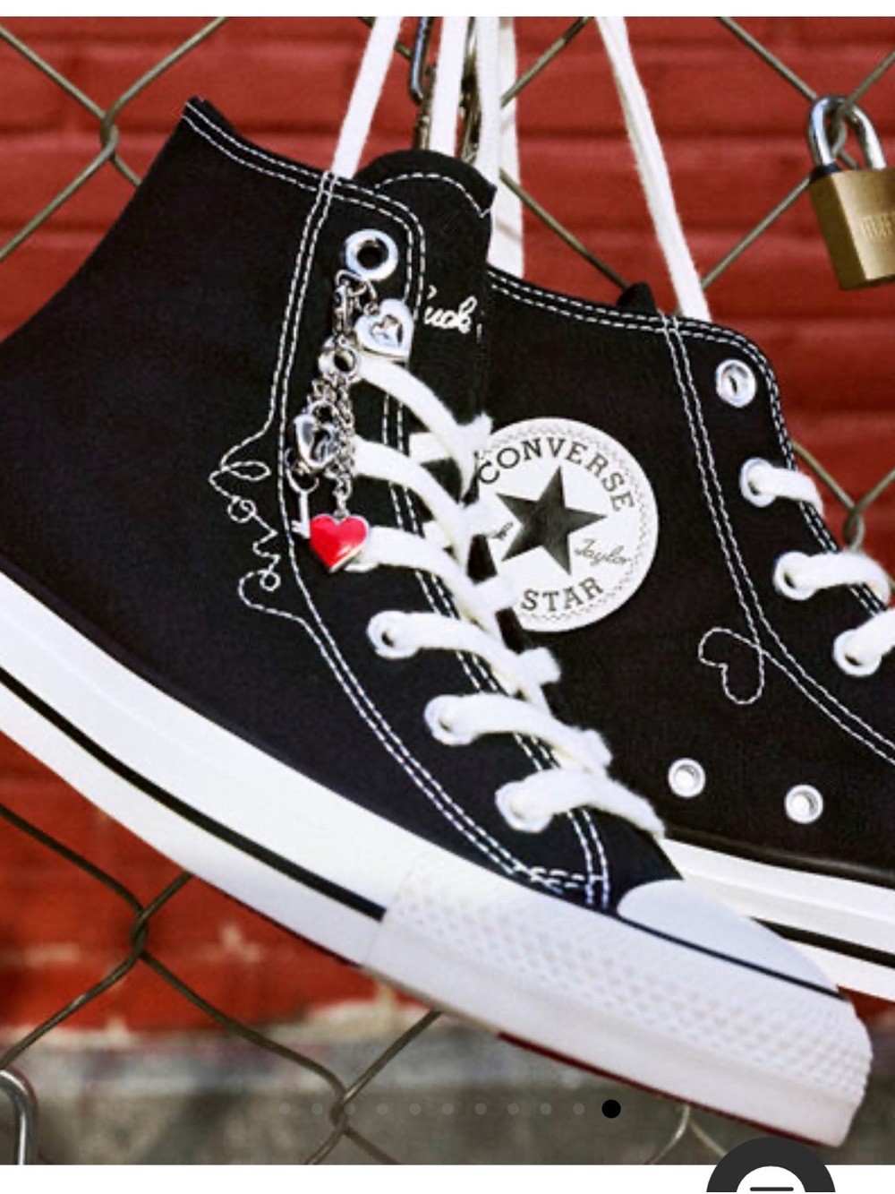Converse Chuck Taylor All Star Hi
Valentine's Day Black (2026) (Women's)